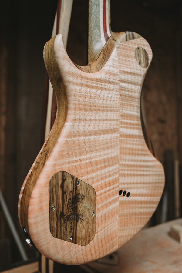 Warrior Isabella 59 Brazilian Custom Sunset Fade flame Guitar