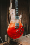 Warrior Isabella 59 Brazilian Custom Sunset Fade flame Guitar