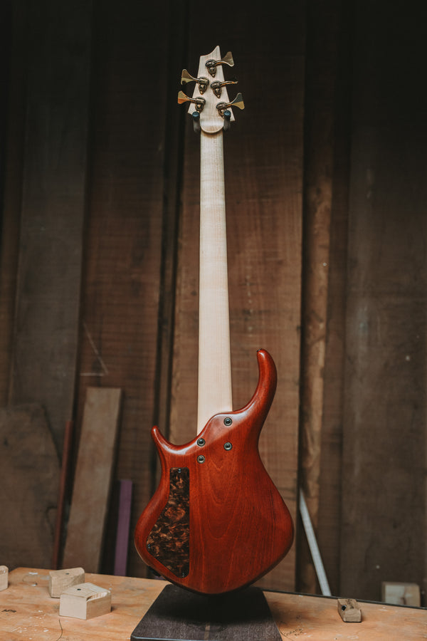 Warrior Dran Michael Burl Walnut 5 string Custom NEW