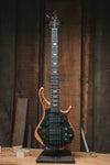 Warrior Dran Michael Custom Blue Dyed Burl 5 string NEW