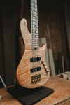 Warrior Isla J Flame maple Natural Blonde 5 string NEW