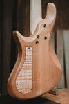 Warrior Isla J Ocean Blue Fade Flame 5 string NEW