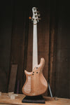 Warrior Isla J Ocean Blue Fade Flame 5 string NEW