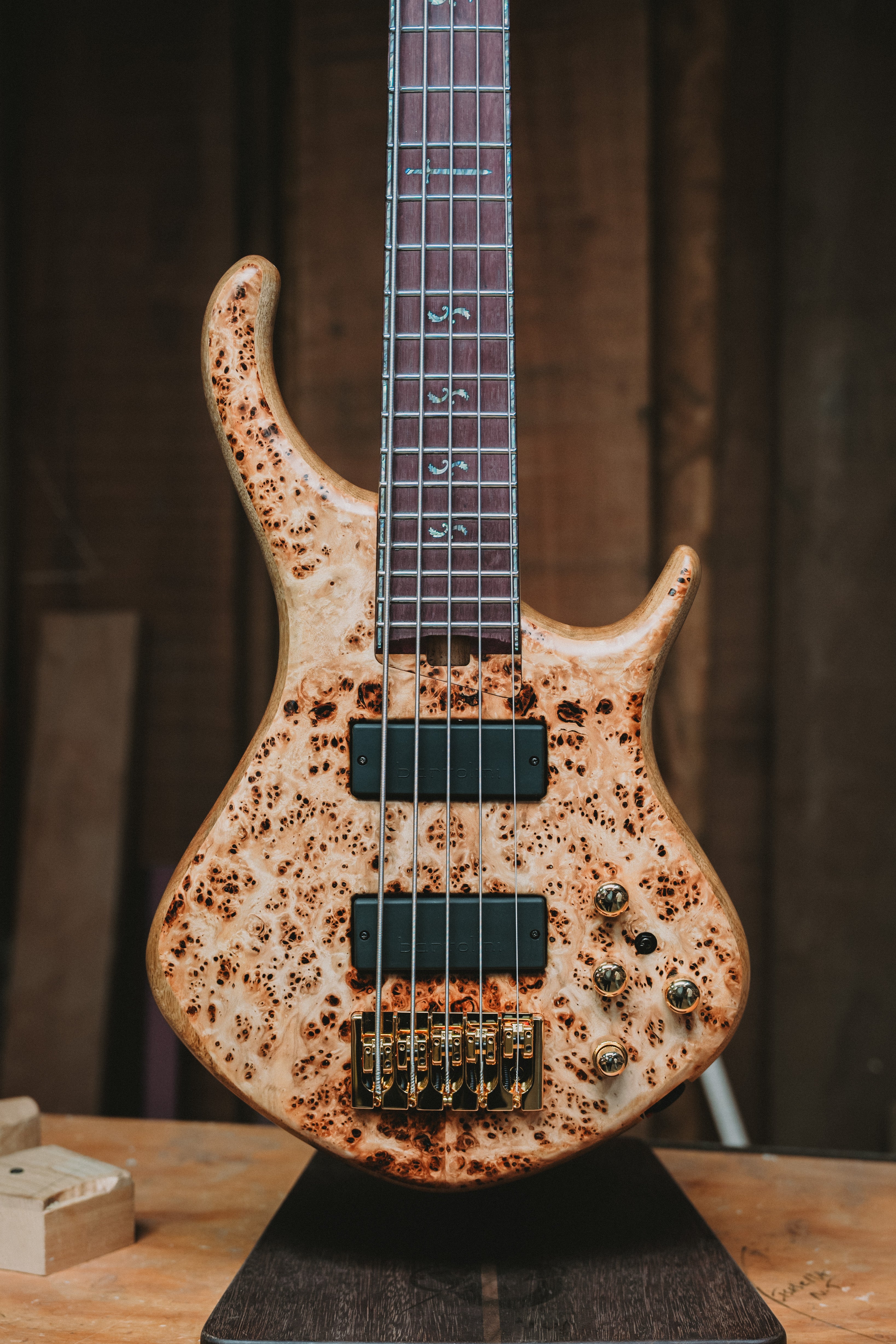 Warrior Dran Michael Custom 5 string JD’s Pepperwood NEW