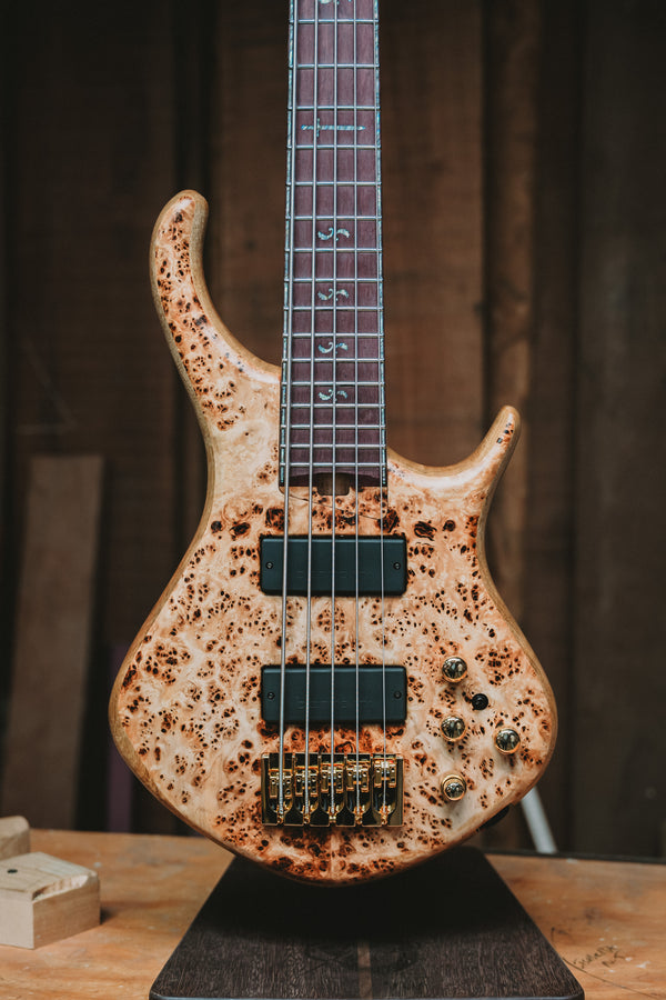 Warrior Dran Michael Custom 5 string JD’s Pepperwood NEW