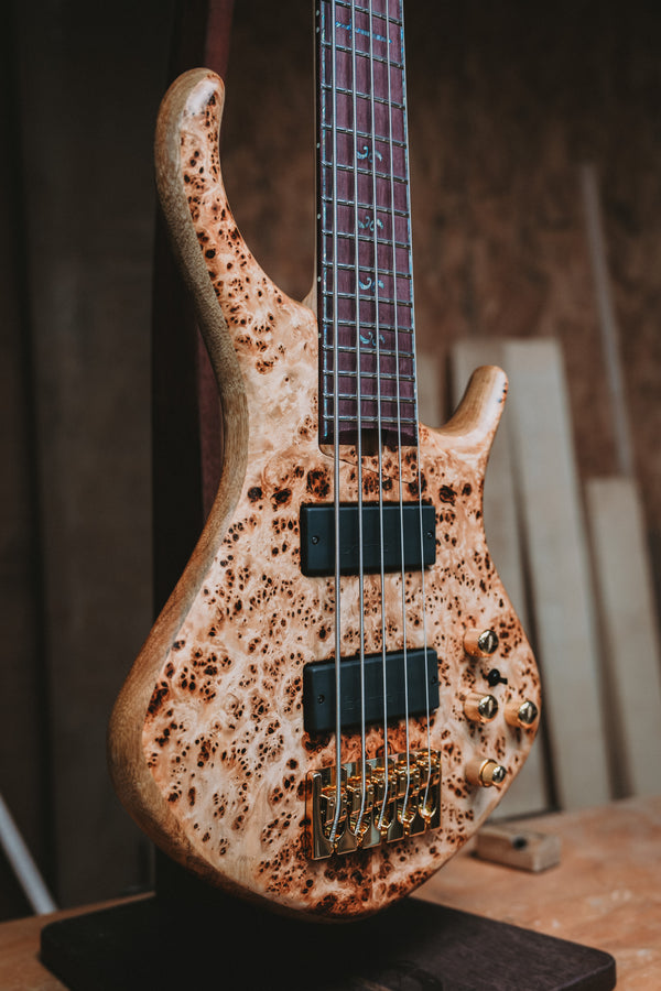 Warrior Dran Michael Custom 5 string JD’s Pepperwood NEW