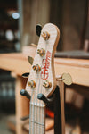 Warrior Isla J Flame maple Natural Blonde 5 string NEW