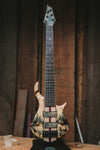 Warrior Dran Michael 6 string Neck Through Buckeye Burl Bass