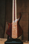 Warrior Dran Michael 6 string Neck Through Buckeye Burl Bass