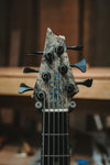 Warrior Dran Michael 6 string Neck Through Buckeye Burl Bass