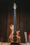 Isabella 2026 5 string Neck Through Burl Custom Bass