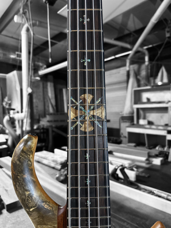 Dran Michael The Crusader buckeye burl neck Thru 5