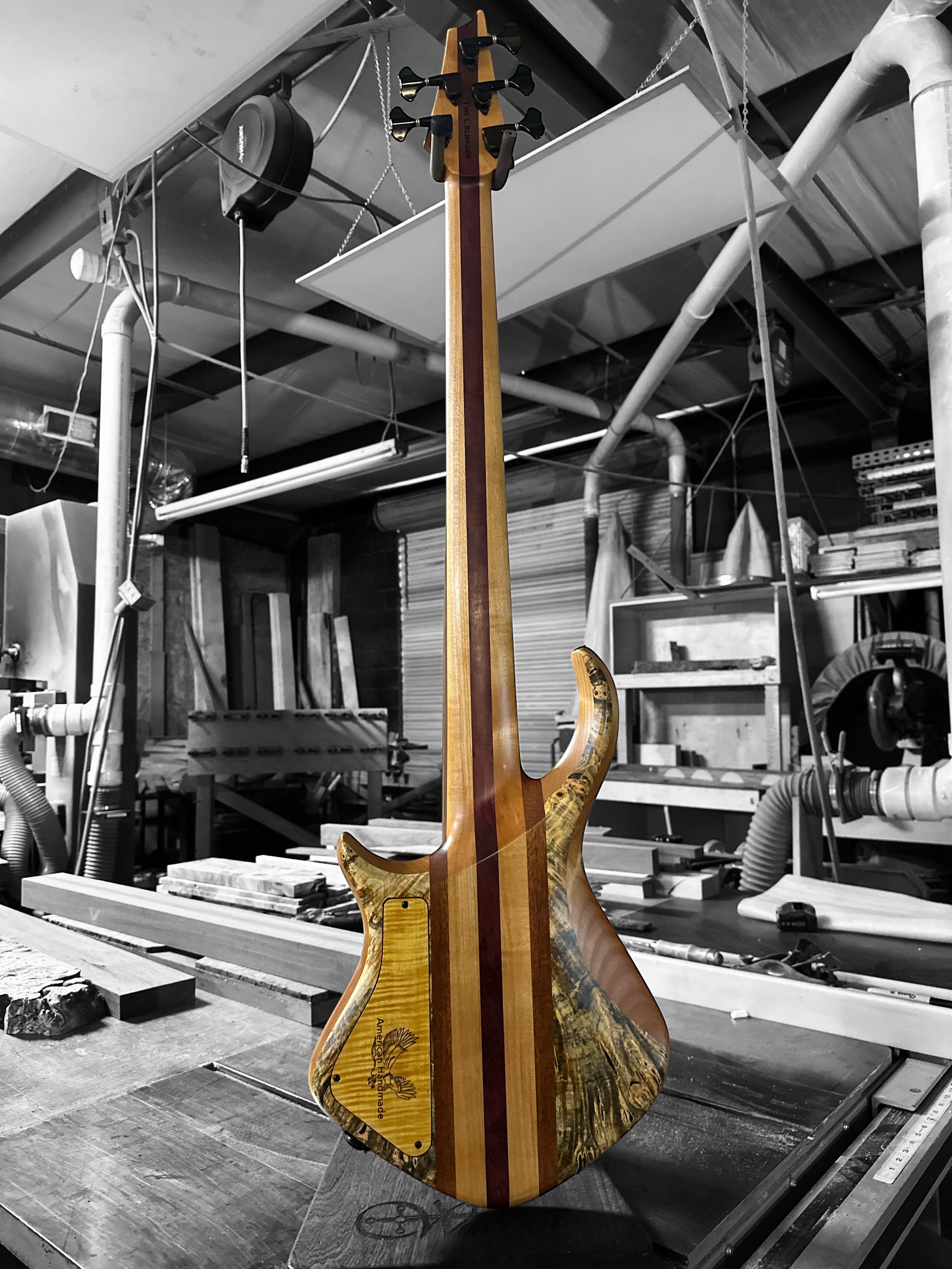 Dran Michael The Crusader buckeye burl neck Thru 5